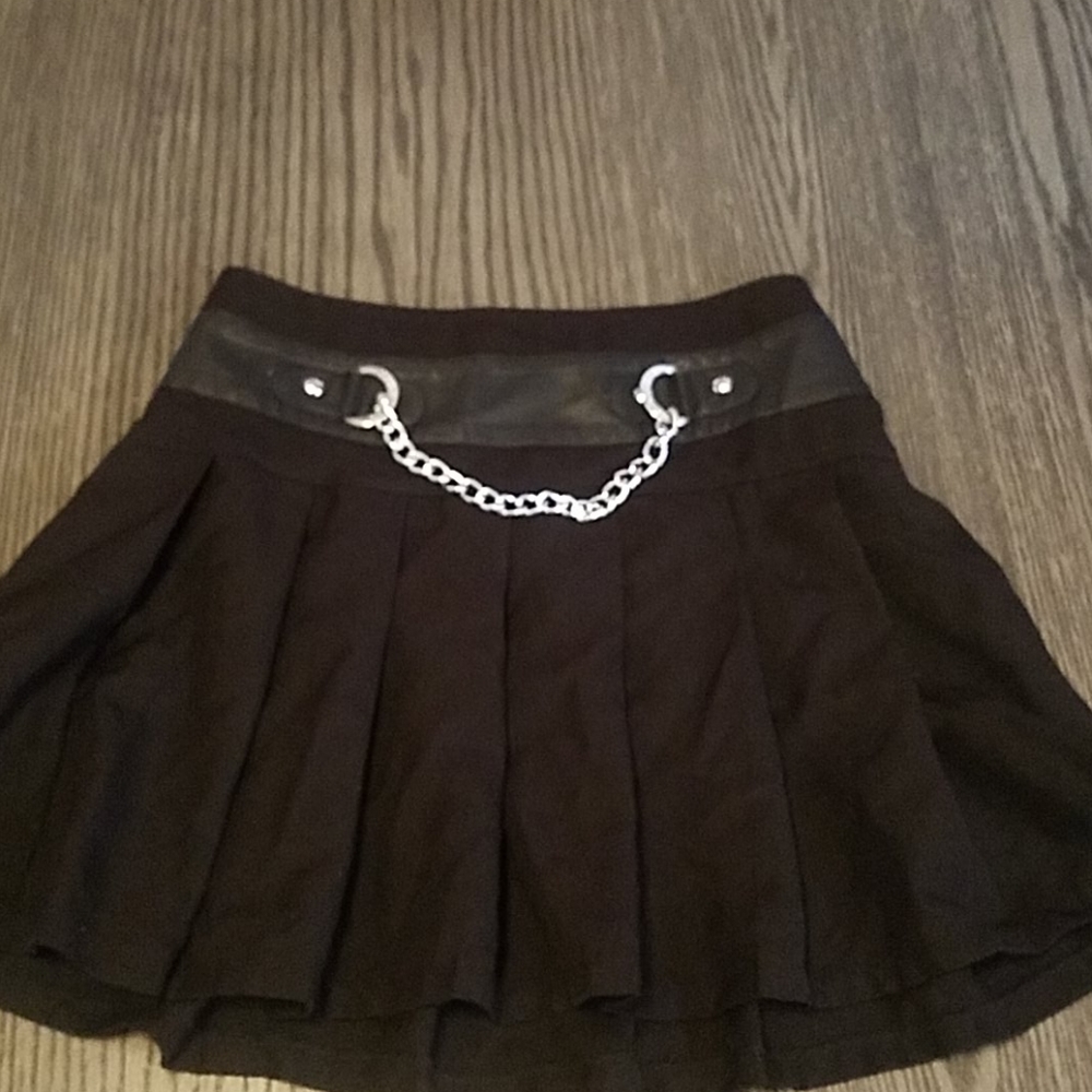 Pleated Mini Skirt